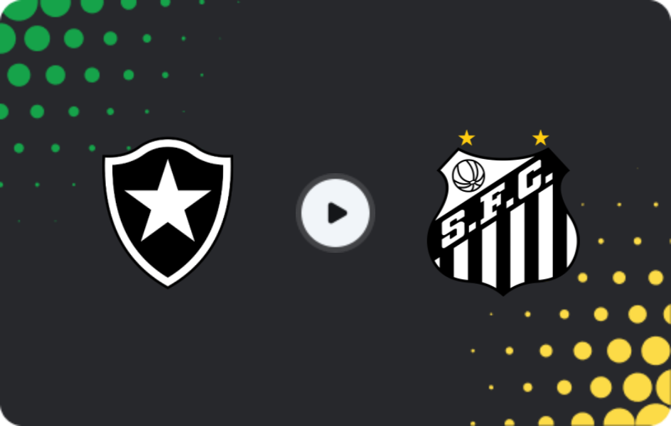 Where to watch Botafogo — Santos, Serie A, 22.07.2026