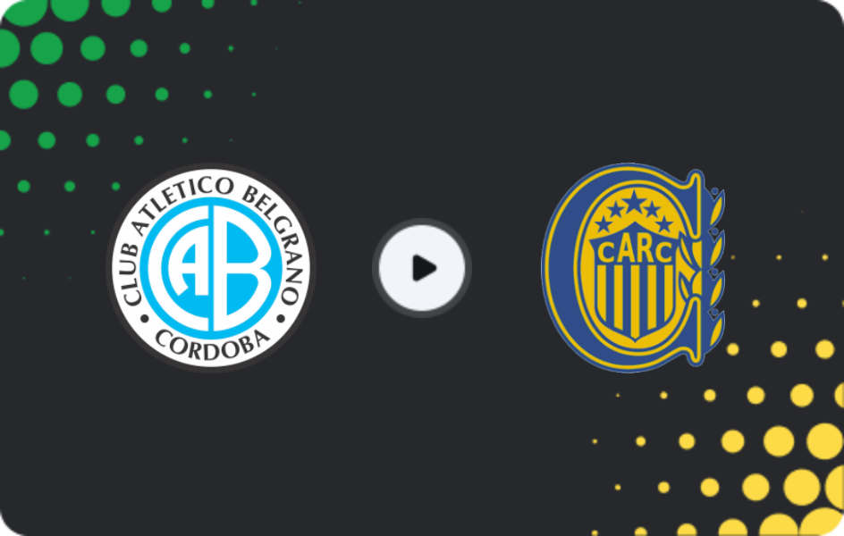 Where to watch Belgrano — Rosario Central, Liga Profesional, 26.07.2026