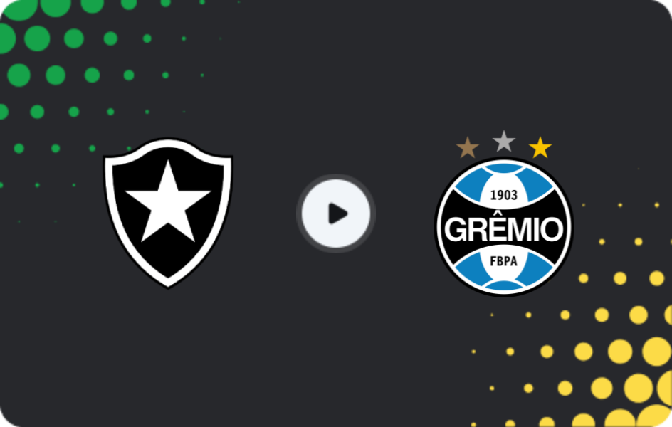 Where to watch Botafogo — Gremio, Serie A, 29.07.2026