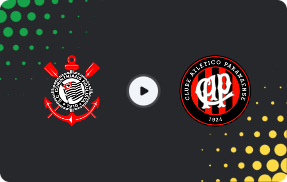 Where to watch Corinthians — Atletico Paranaense, Serie A, 29.07.2026