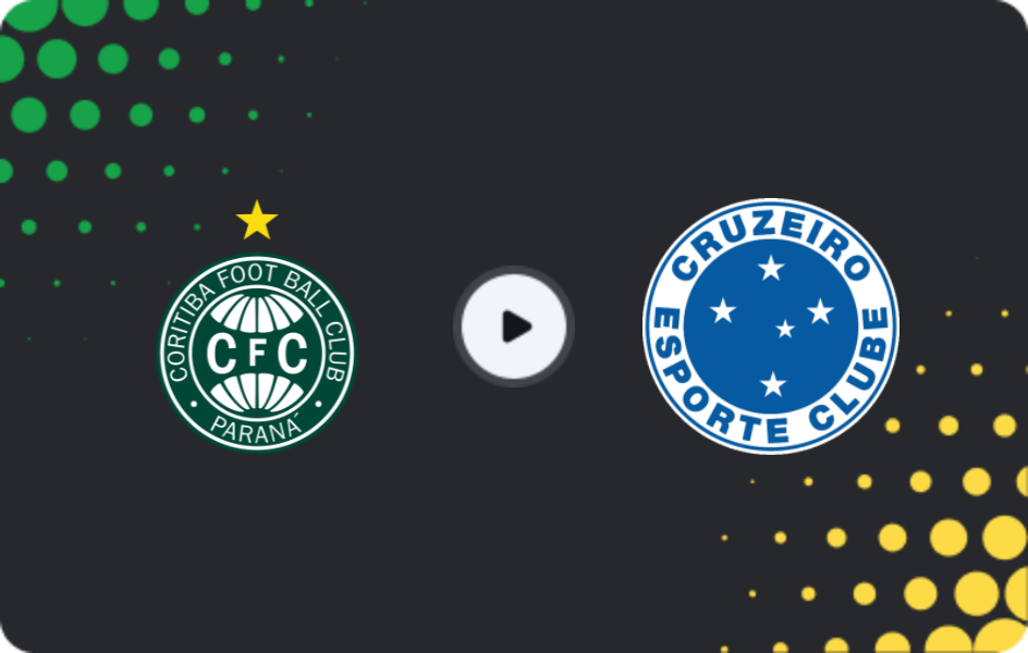 Where to watch Coritiba — Cruzeiro, Serie A, 29.07.2026