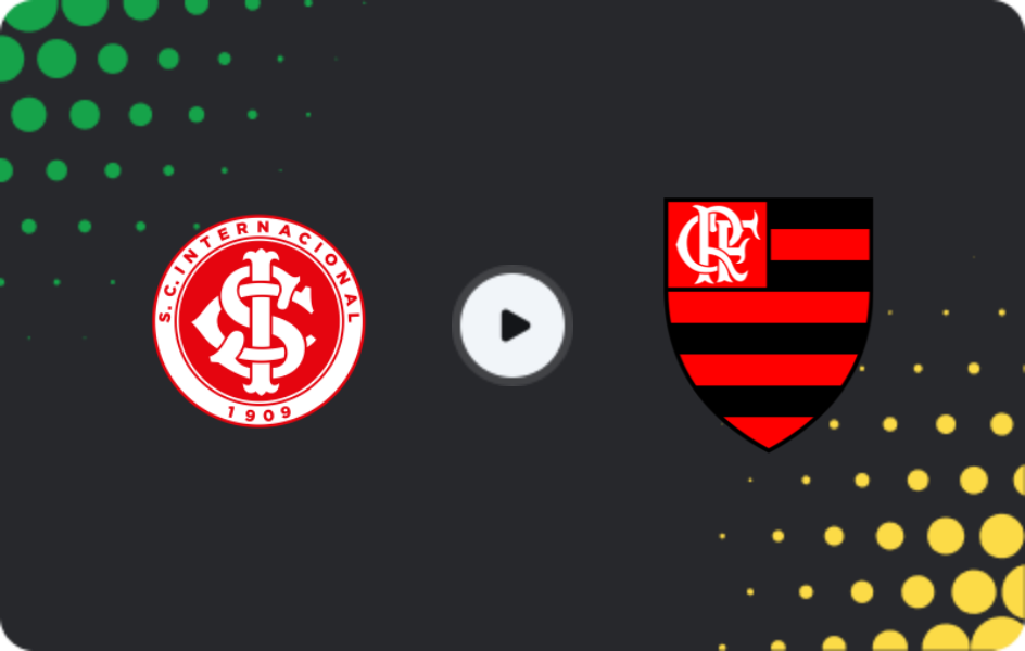 Where to watch Internacional — Flamengo, Serie A, 29.07.2026
