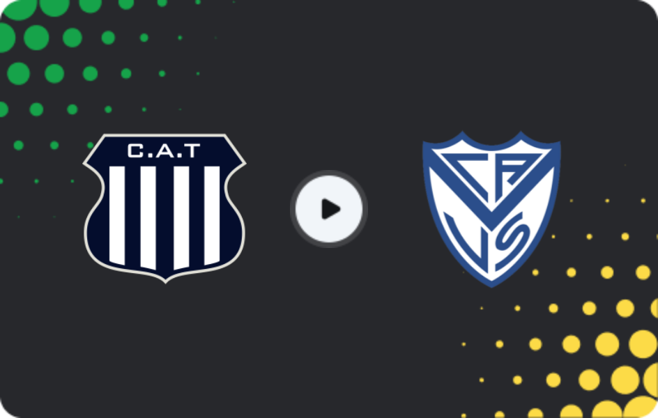 Where to watch Talleres Cordoba — Velez Sarsfield, Liga Profesional, 29.07.2026