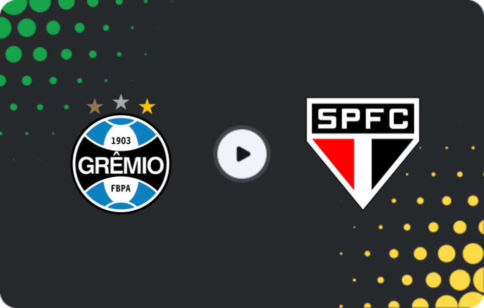 Where to watch Gremio — Sao Paulo, Serie A, 09.08.2026