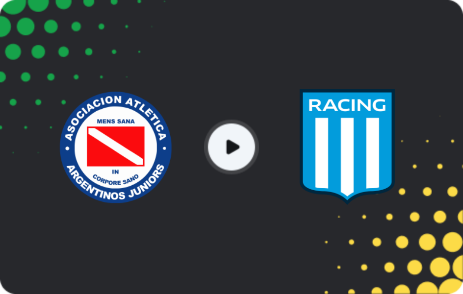 Where to watch Argentinos JRS — Racing Club, Liga Profesional, 09.08.2026