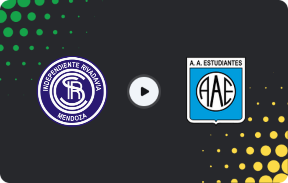 Where to watch Independiente Rivadavia — Estudiantes de Rio Cuarto, Liga Profesional, 09.08.2026