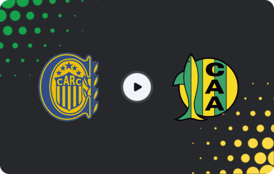 Where to watch Rosario Central — Aldosivi, Liga Profesional, 09.08.2026