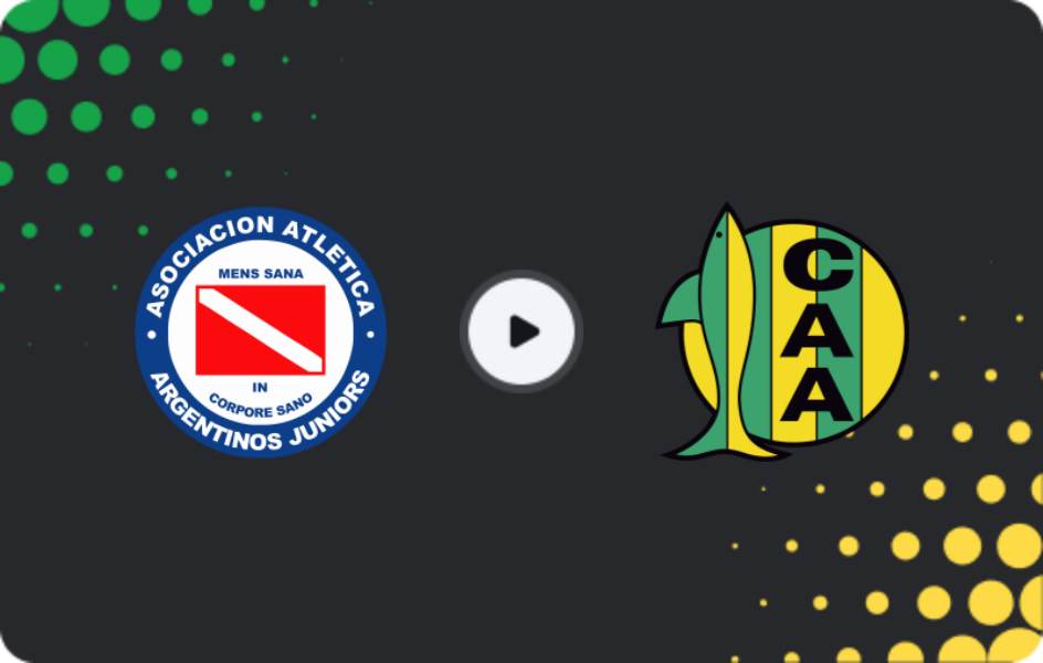 Where to watch Argentinos JRS — Aldosivi, Liga Profesional, 30.08.2026