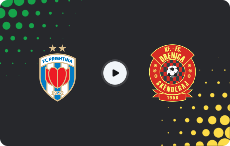 Where to watch Prishtina — Drenica Skënderaj, Superliga, 20.12.2025