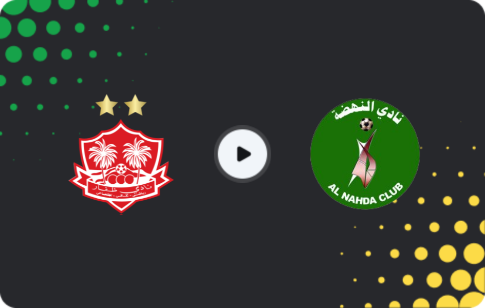 Where to watch Dhofar — Al-Nahda, Professional League, 07.01.2026