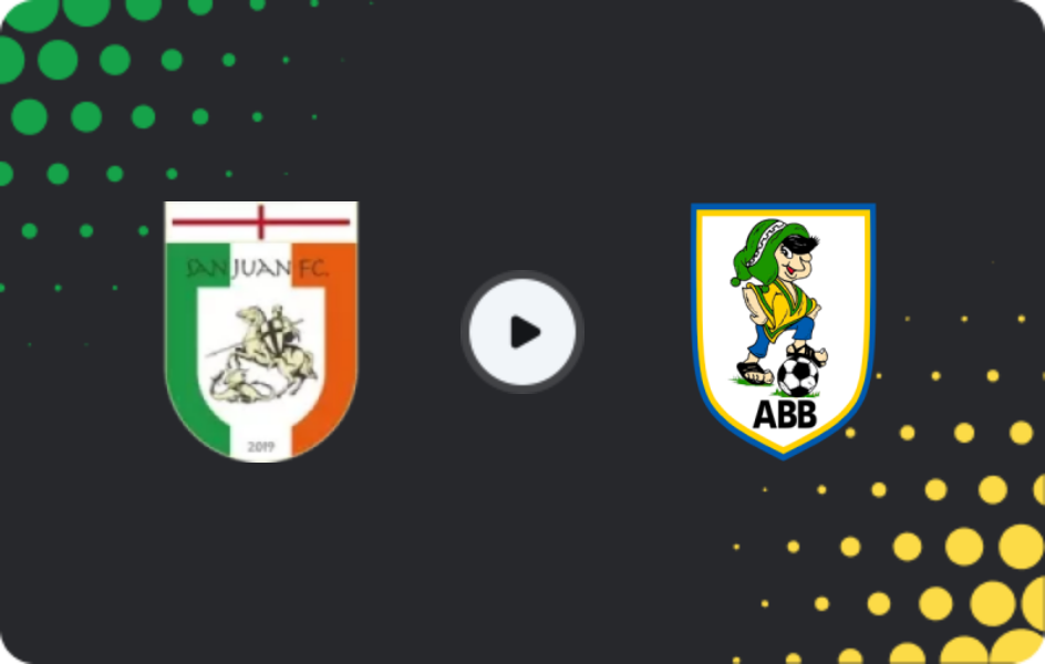 Where to watch CD IN San Juan FC — ABB, Primera División, 21.12.2025