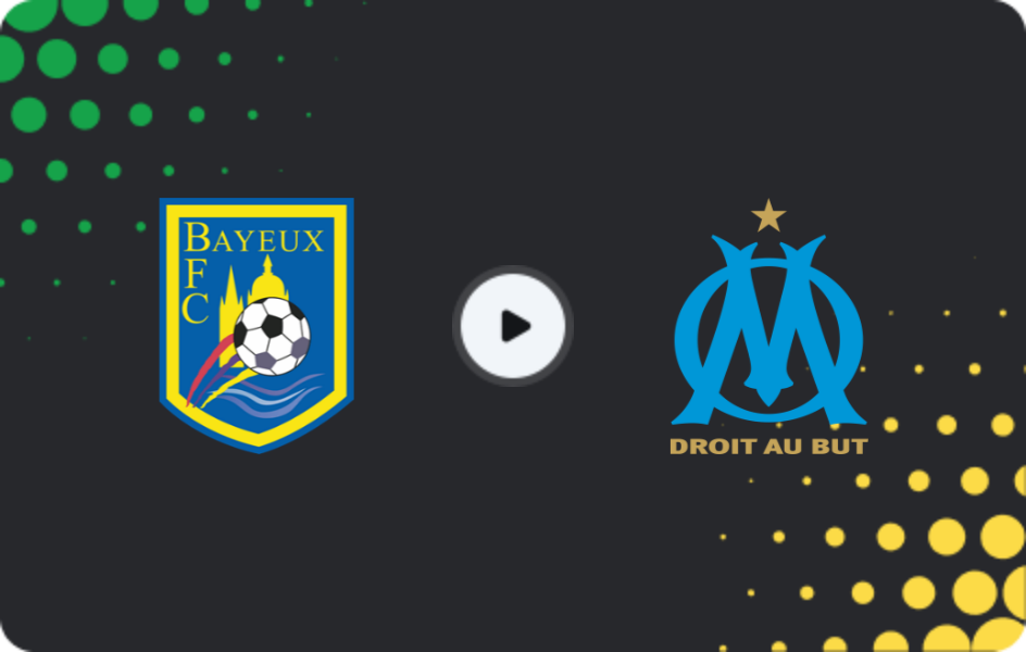 Where to watch Bayeux — Marseille, Coupe de France, 13.01.2026