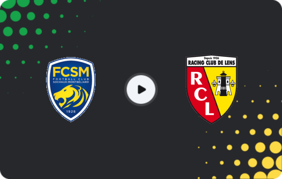 Where to watch Sochaux — Lens, Coupe de France, 10.01.2026