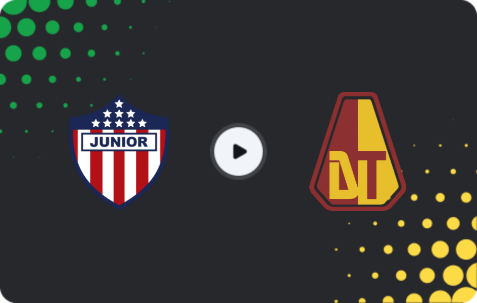 Where to watch Junior Barranquilla — Deportes Tolima, Primera A, 17.01.2026