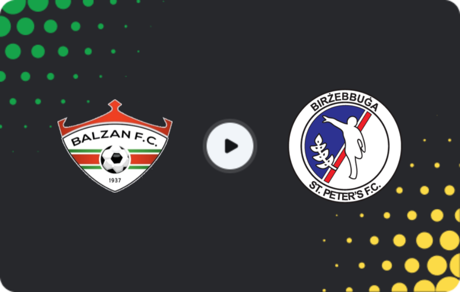 Where to watch Balzan FC — Birzebbuga, Challenge League, 01.02.2026