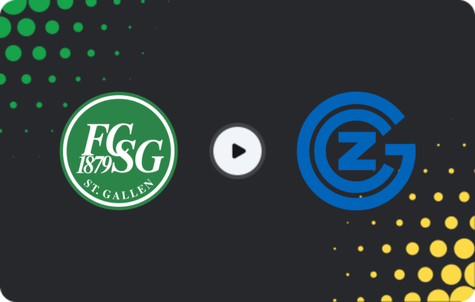 Where to watch St. Gallen — Grasshoppers, Super League, 14.02.2026
