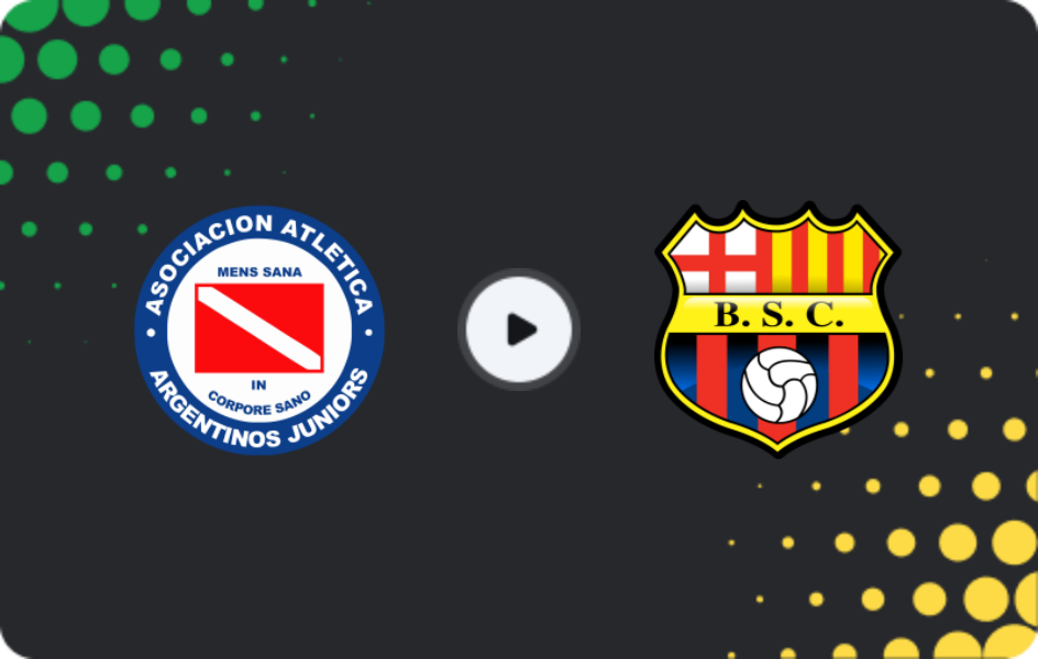 Where to watch Argentinos JRS — Barcelona SC, Copa Libertadores, 26.02.2026