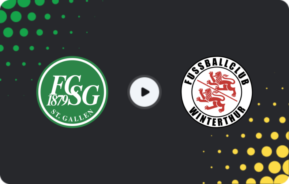 Where to watch St. Gallen — Winterthur, Super League, 28.02.2026