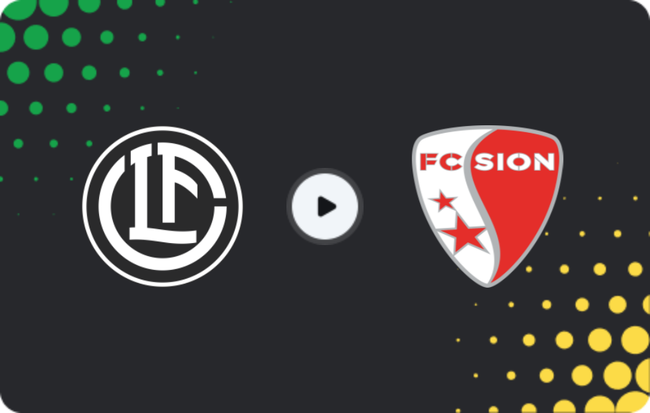 Where to watch Lugano — Sion, Super League, 04.03.2026