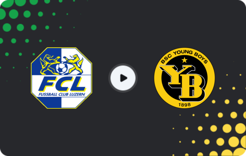 Where to watch Luzern — Young Boys, Super League, 04.03.2026