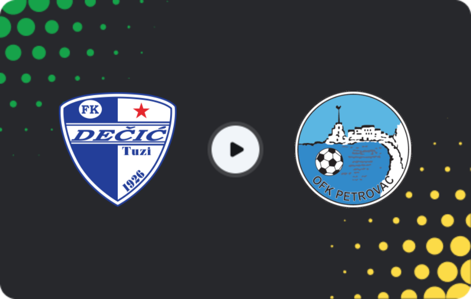 Where to watch Dečić — Petrovac, First League, 07.03.2026