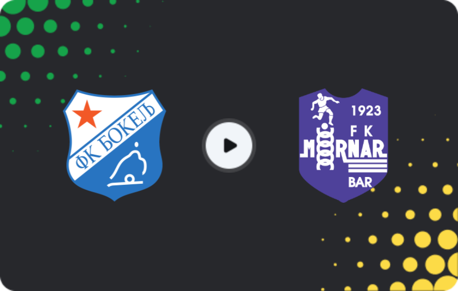 Where to watch Bokelj — Mornar, First League, 11.03.2026
