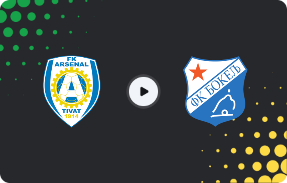 Where to watch Arsenal Tivat — Bokelj, First League, 15.03.2026