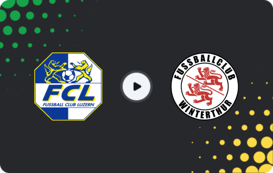 Where to watch Luzern — Winterthur, Super League, 15.03.2026