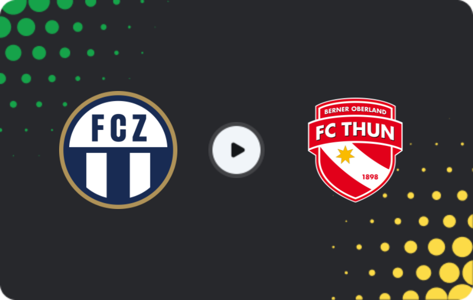 Where to watch Zurich — Thun, Super League, 21.03.2026