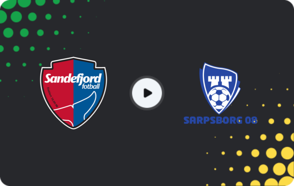 Where to watch Sandefjord — Sarpsborg 08, Eliteserien, 22.03.2026