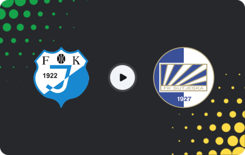 Where to watch Jedinstvo — Sutjeska, First League, 01.04.2026