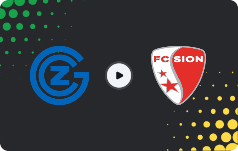 Where to watch Grasshoppers — Sion, Super League, 06.04.2026