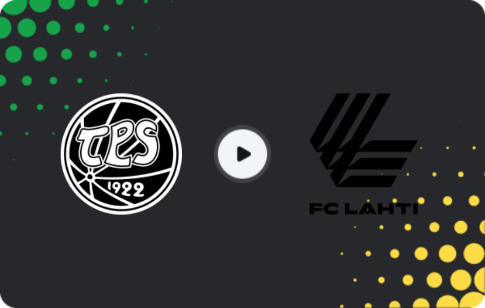 Where to watch Turku PS — Lahti, Veikkausliiga, 10.04.2026