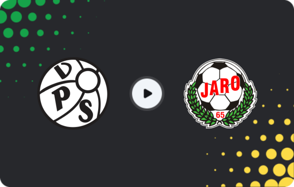 Where to watch VPS — FF Jaro, Veikkausliiga, 10.04.2026