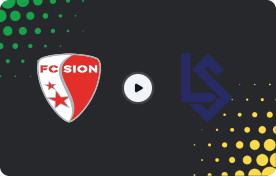 Where to watch Sion — Lausanne, Super League, 11.04.2026