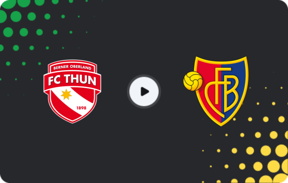 Where to watch Thun — Basel, Super League, 11.04.2026