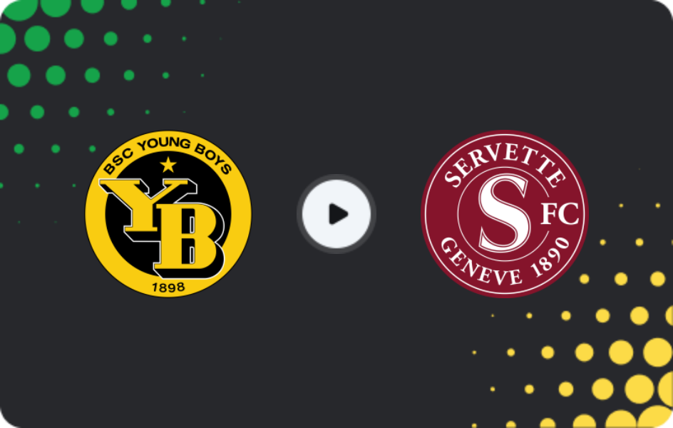 Where to watch Young Boys — Servette, Super League, 11.04.2026