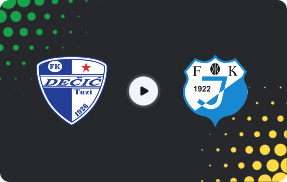 Where to watch Dečić — Jedinstvo, First League, 11.04.2026