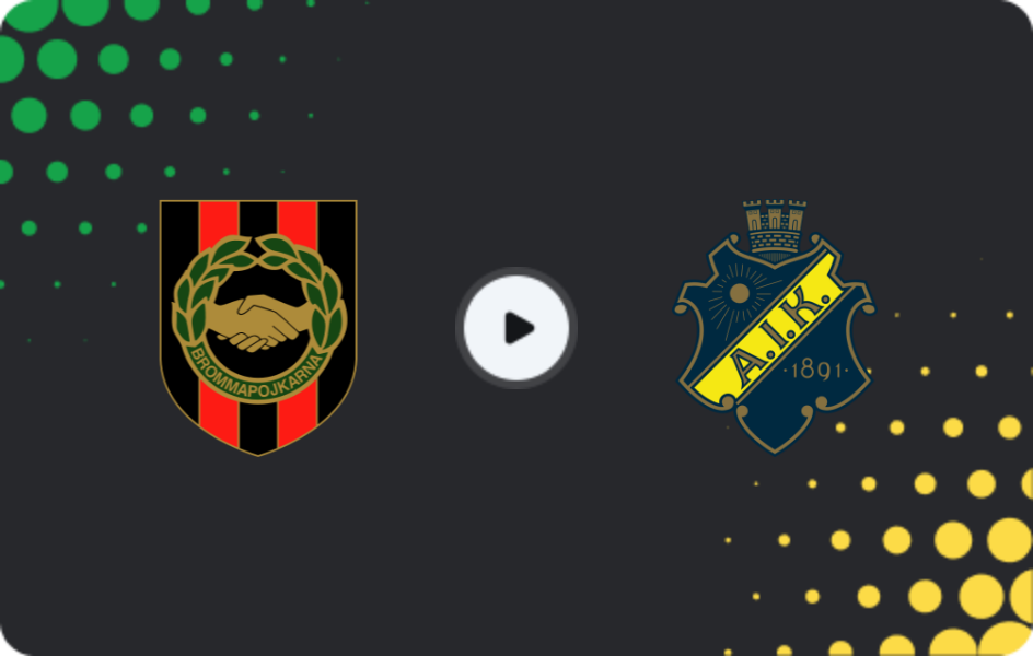 Where to watch Brommapojkarna — AIK, Allsvenskan, 12.04.2026