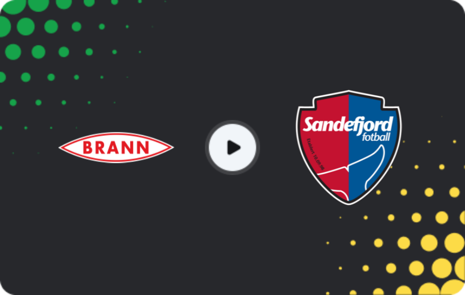 Where to watch Brann — Sandefjord, Eliteserien, 12.04.2026