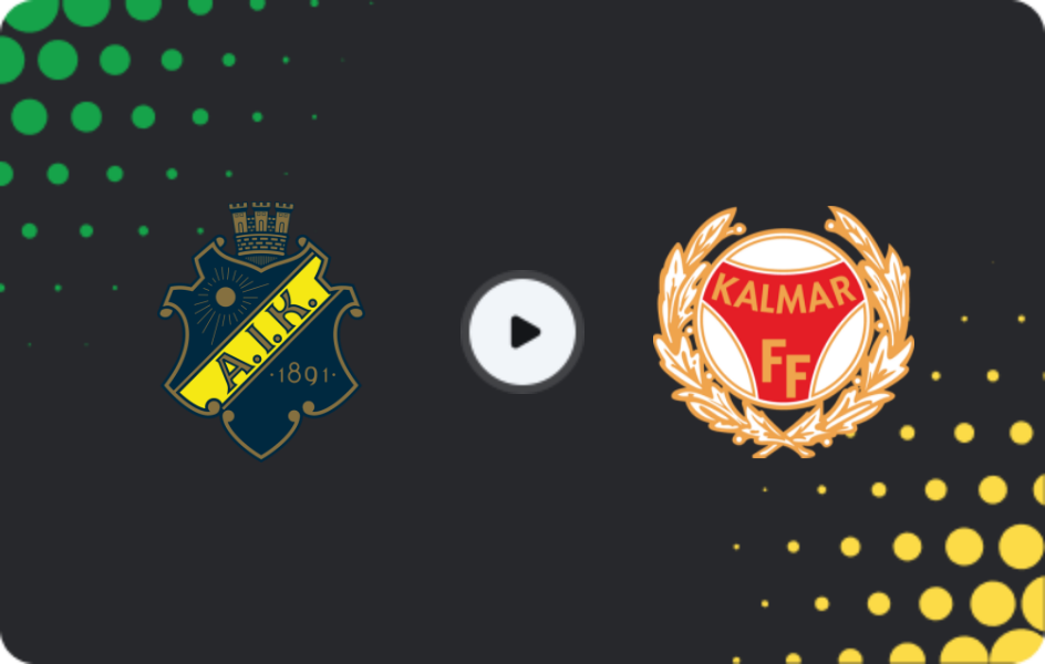 Where to watch AIK — Kalmar FF, Allsvenskan, 19.04.2026