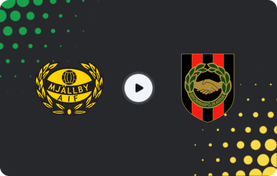 Where to watch Mjallby — Brommapojkarna, Allsvenskan, 19.04.2026