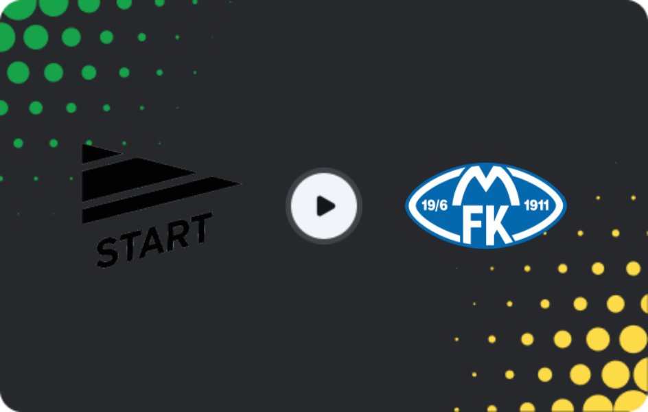 Where to watch Start — Molde, Eliteserien, 19.04.2026