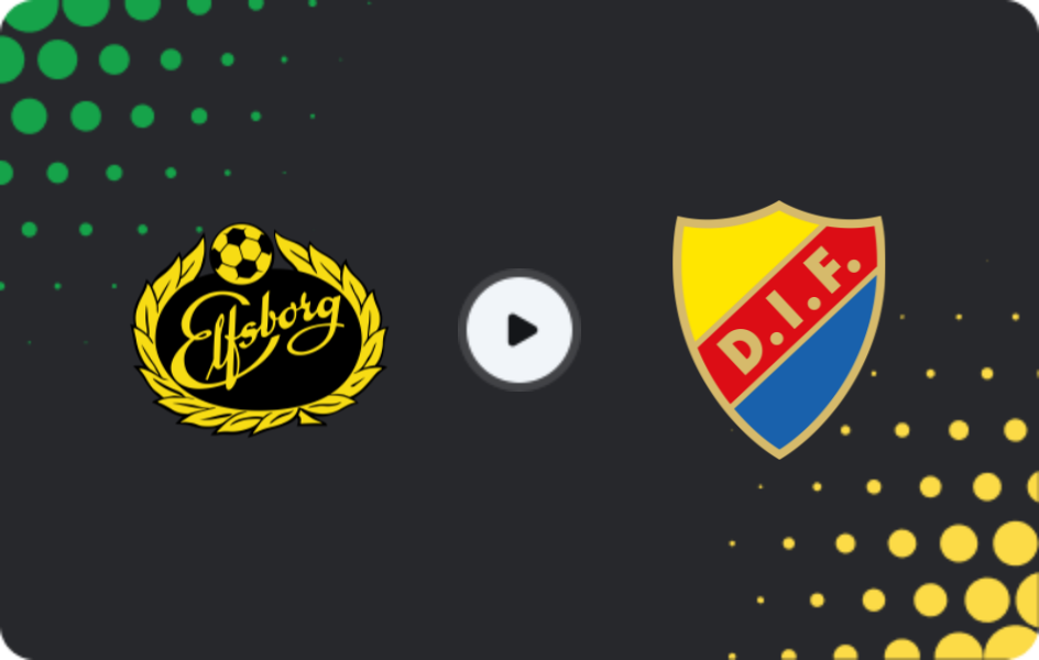 Where to watch Elfsborg — Djurgarden, Allsvenskan, 22.04.2026