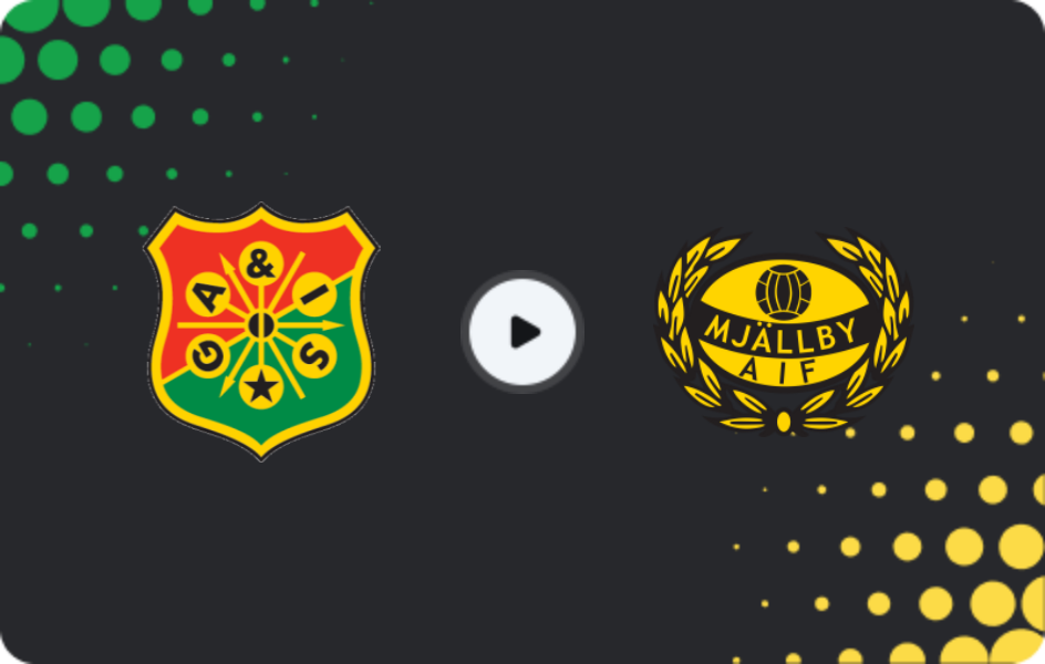 Where to watch GAIS — Mjallby, Allsvenskan, 22.04.2026