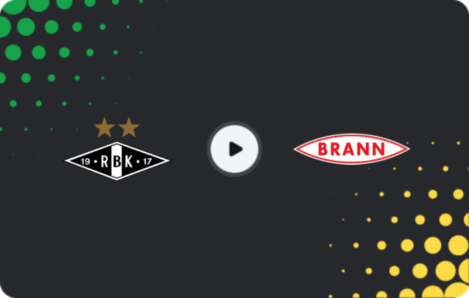 Where to watch Rosenborg — Brann, Eliteserien, 25.04.2026