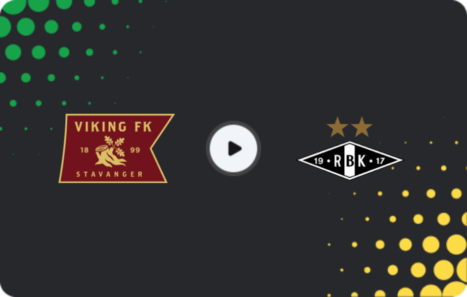 Where to watch Viking — Rosenborg, Eliteserien, 01.05.2026