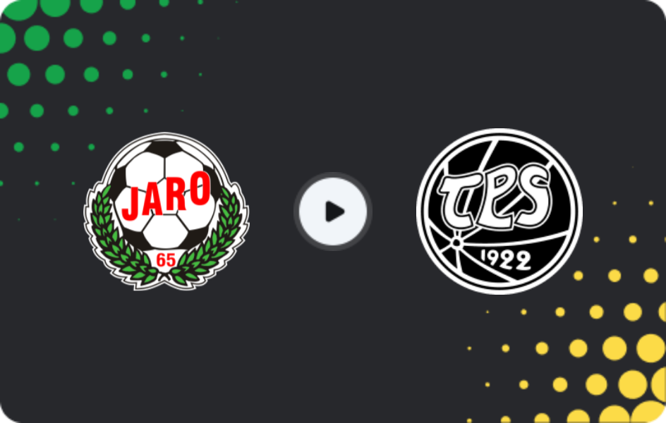 Where to watch FF Jaro — Turku PS, Veikkausliiga, 02.05.2026