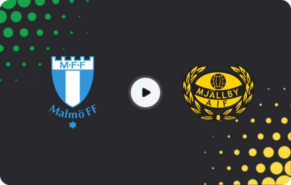 Where to watch Malmo — Mjallby, Allsvenskan, 03.05.2026