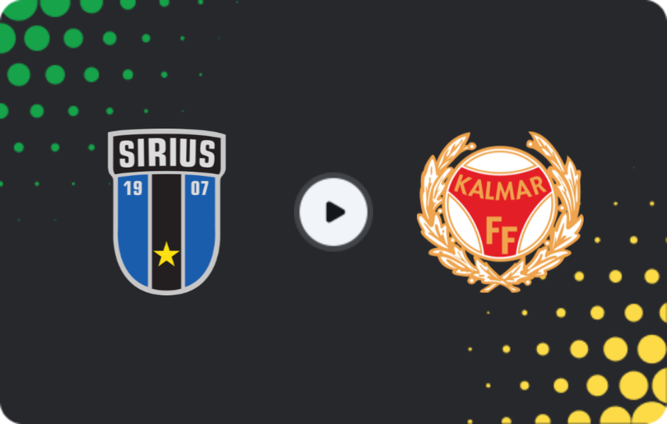Where to watch Sirius — Kalmar FF, Allsvenskan, 03.05.2026